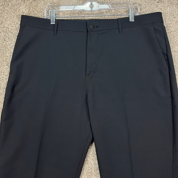 Banana Republic Mens 40x29 Black Slim Fit Performance Dress Pants Office Wear - Picture 1 of 11